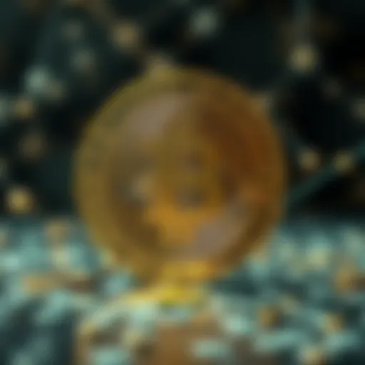 A visual representation of Bitcoin's blockchain technology