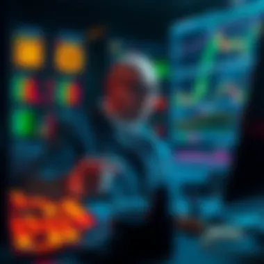 A strategist analyzing cryptocurrency trading data