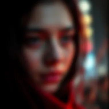 The Facade of Online Affection Visual representation of digital deception