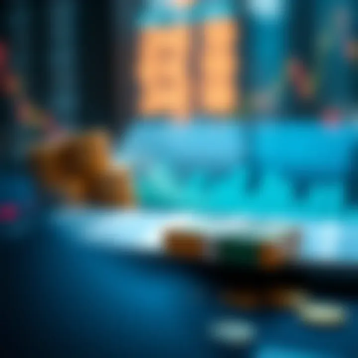 Visual representation of the impact of margin interest on investment returns