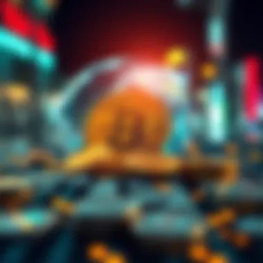 Global Economy's Influence on Cryptocurrency Visual representation of global economic impact on cryptocurrency