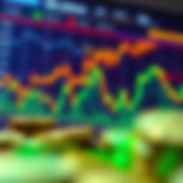 Cryptocurrency Price Trends Analysis Graph illustrating cryptocurrency price trends