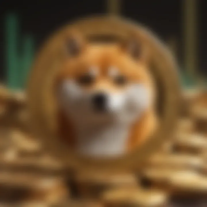 Fluctuations in Shiba Inu Coin Value Market graph showing Shiba Inu Coin fluctuations
