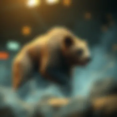 Investor Sentiment Dynamics Visual representation of investor sentiment during a bearish market