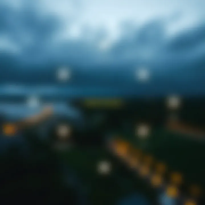 Technological Framework of Parachains Diagram illustrating the technological framework supporting parachains