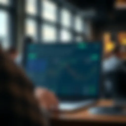 User interface of eToro platform overview