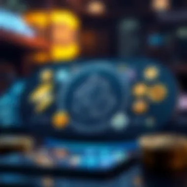 Visual representation of a universal crypto wallet interface showcasing diverse cryptocurrencies.