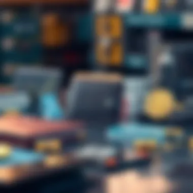 Types of Wallet Applications Illustration of various types of wallet applications and their features