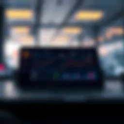 Visual representation of the Vision Trading App interface showcasing user-friendly design