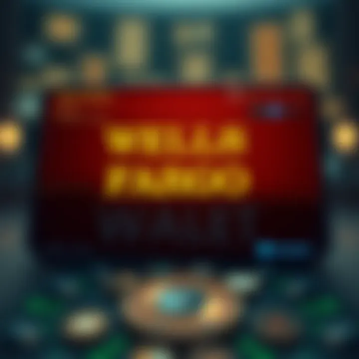 Wells Fargo crypto wallet interface showcasing features