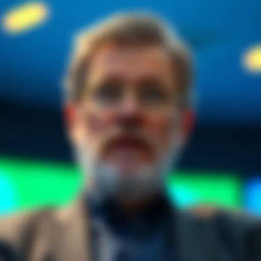 William Quigley discussing blockchain technology